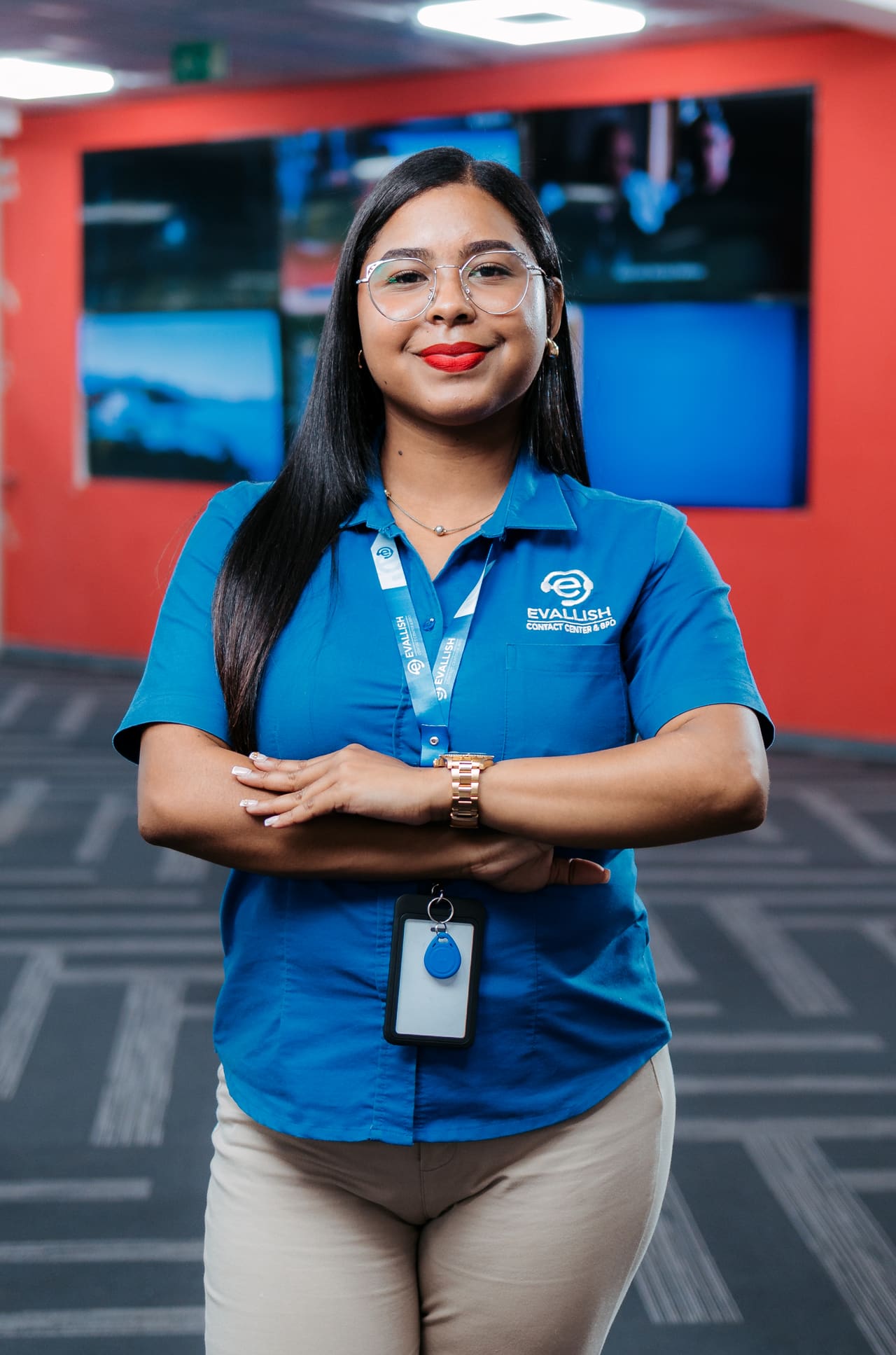 Confident Evallish team member